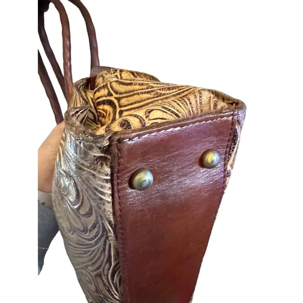 Patricia Nash Rienzo Satchel Tobacco Fields